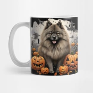 Halloween Keeshond Mug